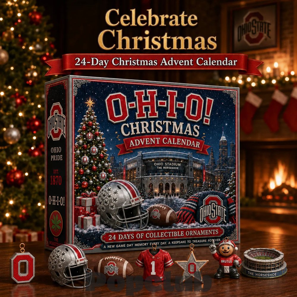 Ohio State Buckeyes O-H-I-O! 2026 Christmas Advent Calendar Collector’s Edition Ohio State Buckeyes O-H-I-O! 2026 Christmas Advent Calendar Collector’s Edition
