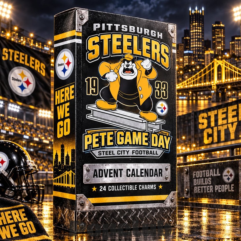 Pittsburgh Steelers x Pete 2026 Game Day Advent Calendar – 24 Collectible Charms Pittsburgh Steelers x Pete 2026 Game Day Advent Calendar – 24 Collectible Charms