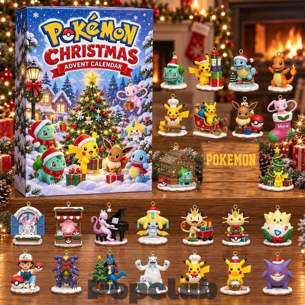 Pokemon Cute Characters Christmas Countdown Advent Calendar 2026 for Pokemon Fans Pokemon Cute Characters Christmas Countdown Advent Calendar 2026 for Pokemon Fans
