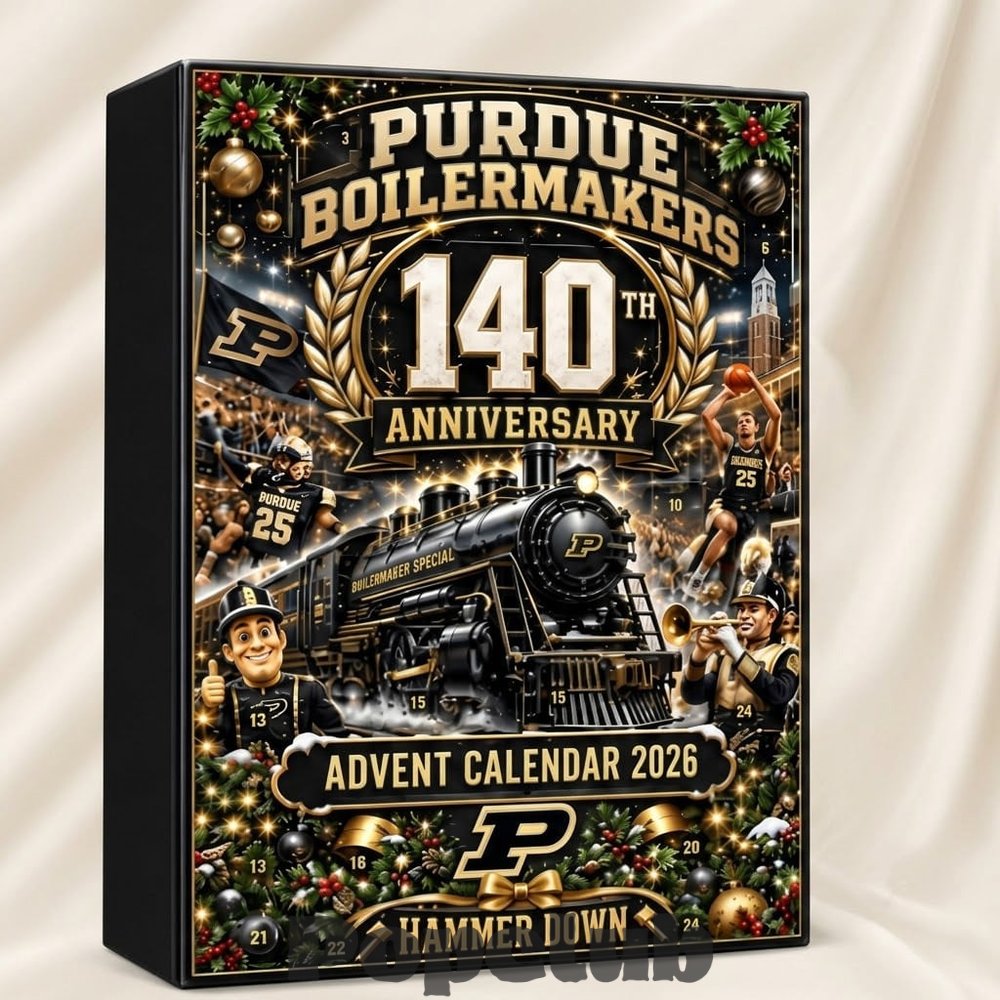 Purdue Boilermakers 140th Anniversary Advent Calendar 2026 for College Sports Fans Purdue Boilermakers 140th Anniversary Advent Calendar 2026 for College Sports Fans