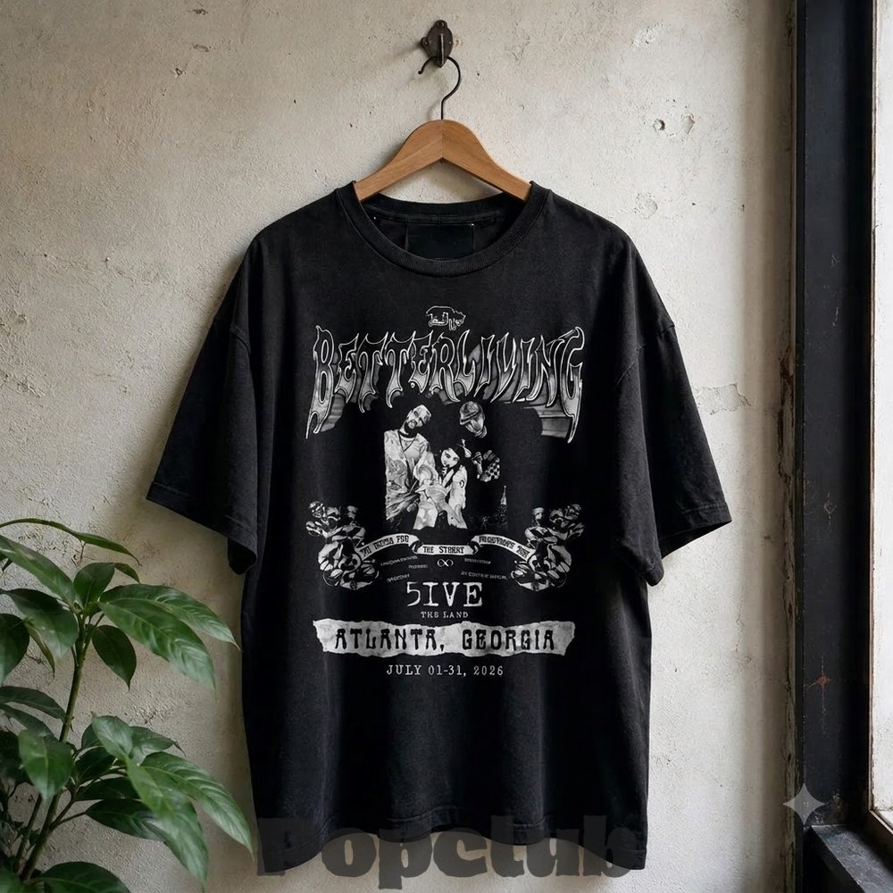 Quavo “Better Living” Atlanta, Georgia T-Shirt Quavo “Better Living” Atlanta, Georgia T-Shirt