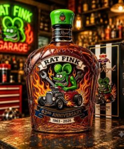 Rat Fink 63rd Anniversary Whiskey Bottle