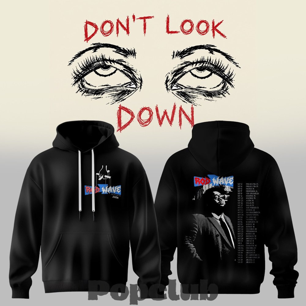 Rod Wave Don’t Look Down 2026 Tour Special Hoodie Rod Wave Don’t Look Down 2026 Tour Special Hoodie