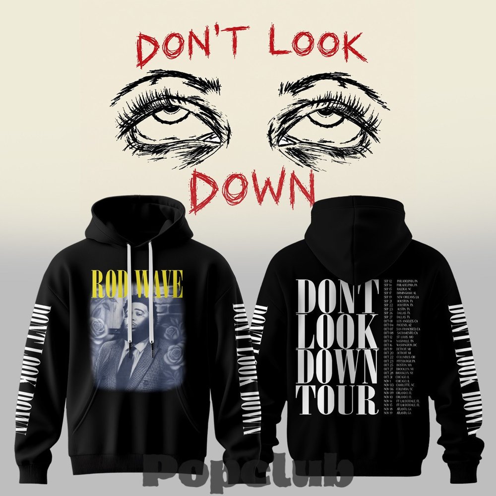 Rod Wave Don’t Look Down 2026 Tour Special Hoodie Rod Wave Don’t Look Down 2026 Tour Special Hoodie