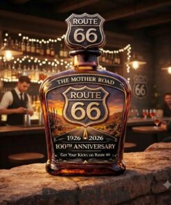 Route 66 100th Anniversary Whiskey Bottle