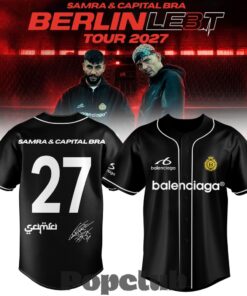 Samra & Capital Bra – “Berlin Lebt 3 Tour 2027” Special Baseball Jersey
