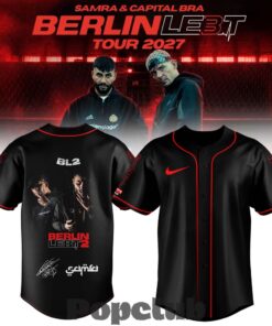Samra & Capital Bra – “Berlin Lebt 3 Tour 2027” Special Baseball Jersey