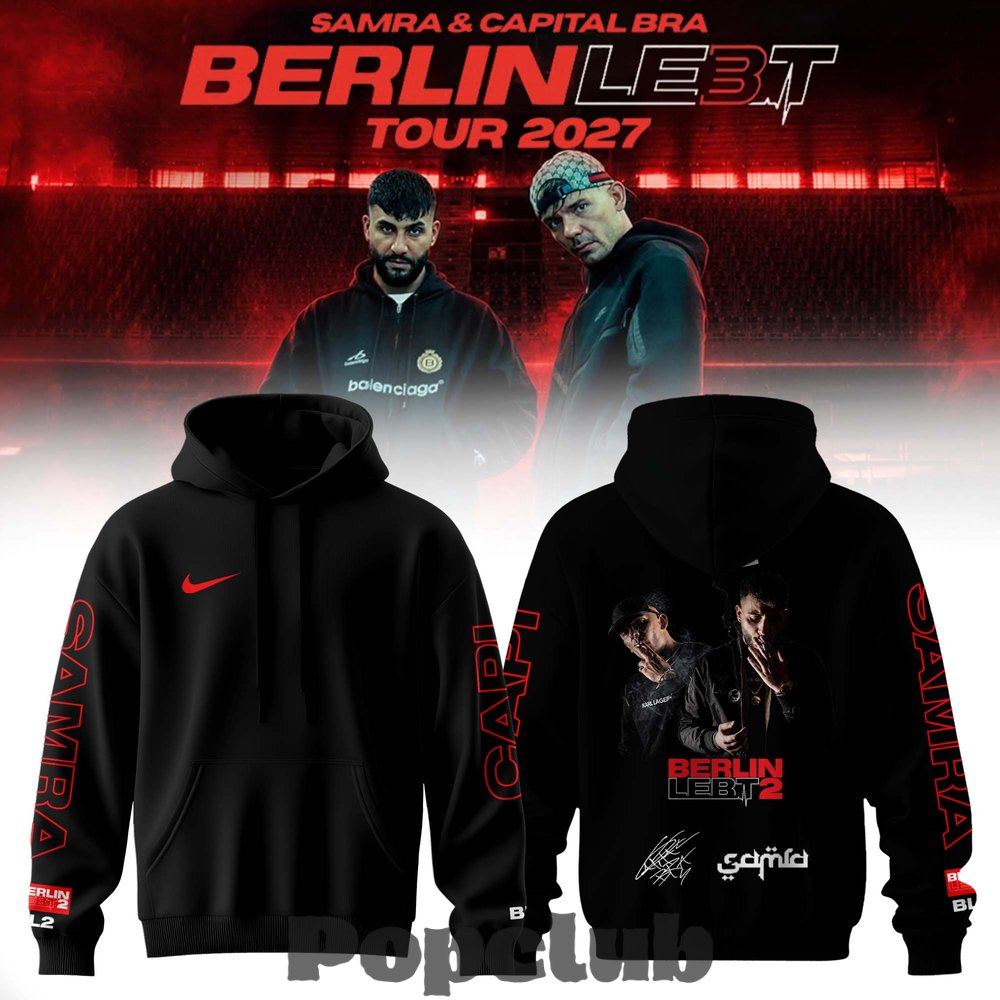 Samra & Capital Bra – “Berlin Lebt 3 Tour 2027” Special Hoodie Samra & Capital Bra – “Berlin Lebt 3 Tour 2027” Special Hoodie
