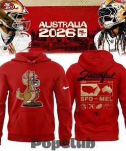 San Francisco 49ers 2026 Melbourne Game Hoodie
