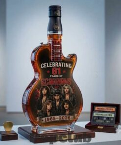 Scorpions 61st Anniversary 1965-2026 Guitar Whiskey Bottle