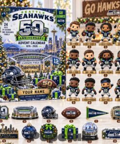 Seattle Seahawks 50th Anniversary Christmas 2026 Advent Calendar