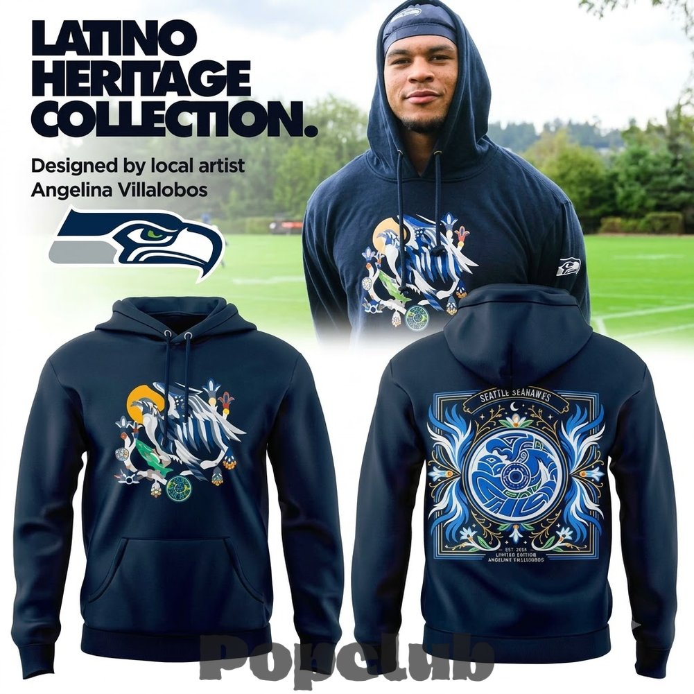 Seattle Seahawks Launches 2026 Latino Heritage Hoodie Seattle Seahawks Launches 2026 Latino Heritage Hoodie
