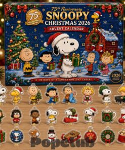 Snoopy 75th Anniversary Christmas Advent Calendar 2026 Gift For Peanuts Fans