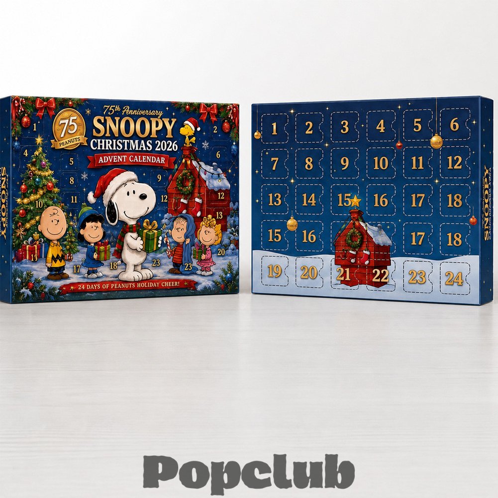 Snoopy 75th Anniversary Christmas Advent Calendar 2026 for Peanuts Fans Snoopy 75th Anniversary Christmas Advent Calendar 2026 for Peanuts Fans
