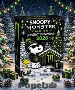 Snoopy Monster Energy Peanuts Characters Christmas Advent Calendar 2026 Xmas