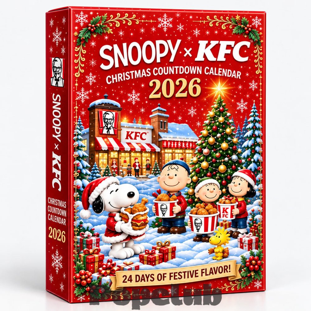 Snoopy x KFC Christmas 2026 Advent Calendar for Peanuts Fans Snoopy x KFC Christmas 2026 Advent Calendar for Peanuts Fans