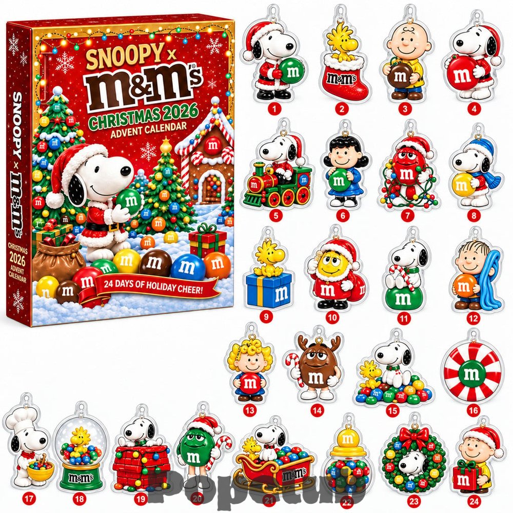 Snoopy x M&M’s 2026 Christmas Advent Calendar Snoopy x M&M’s 2026 Christmas Advent Calendar