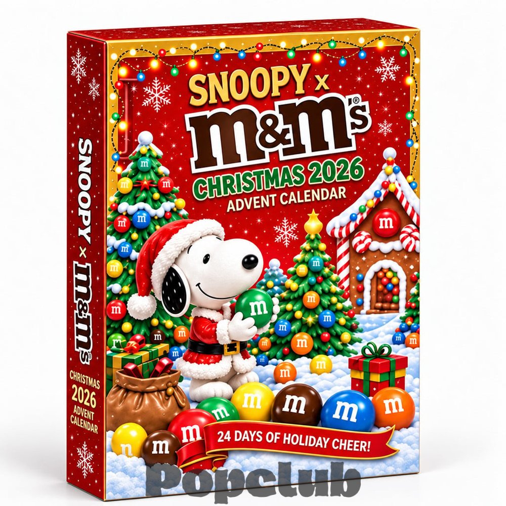 Snoopy x M&M’s 2026 Christmas Advent Calendar Snoopy x M&M’s 2026 Christmas Advent Calendar