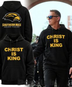 Southern Miss Golden Eagles Christ Is King Special 2026 Hoodie Southern Miss Golden Eagles Christ Is King Special 2026 Hoodie