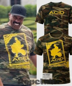 Steve Harvey Acid Cigars Camo Shirt
