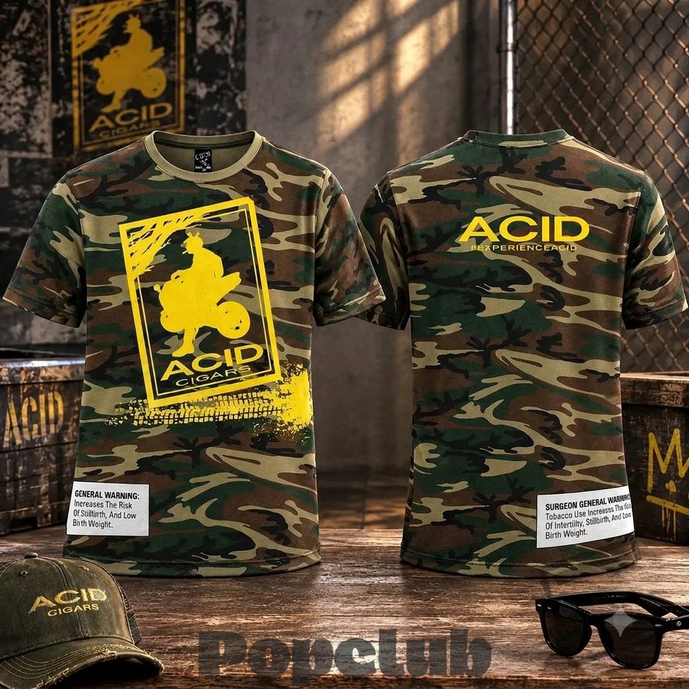 Steve Harvey Acid Cigars Camo Shirt Steve Harvey Acid Cigars Camo Shirt