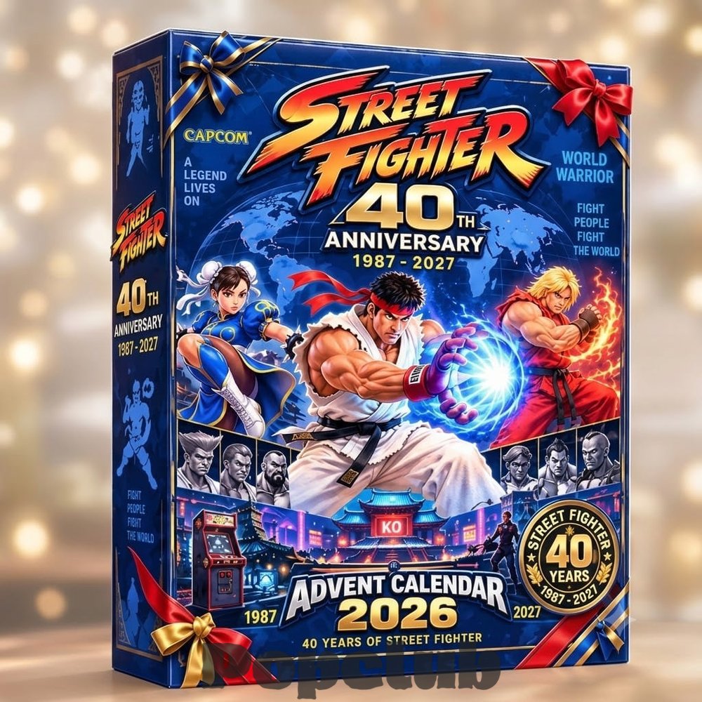 Street Fighter Classic Arcade Game Holiday Advent Calendar 2026 for Street Fighter Fans Street Fighter Classic Arcade Game Holiday Advent Calendar 2026 for Street Fighter Fans