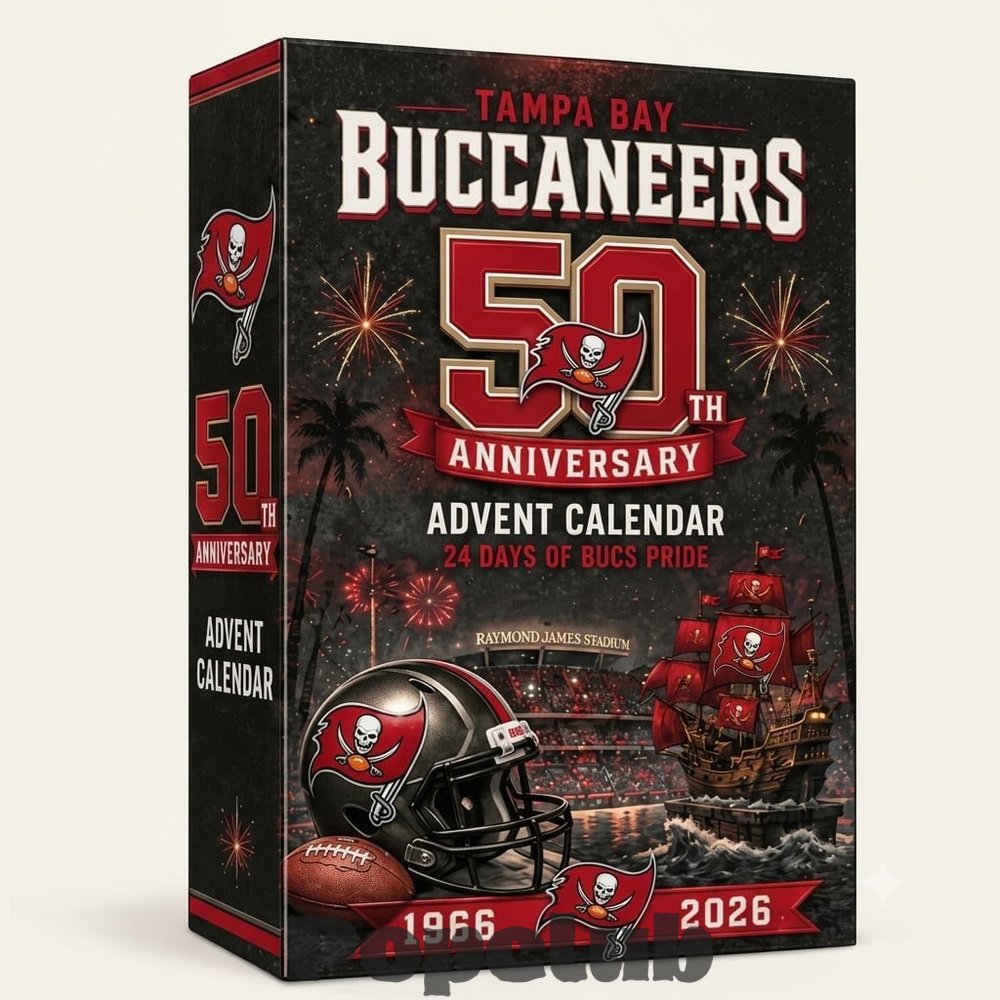 Tampa Bay Buccaneers 50th Anniversary 2026 Advent Calendar – 24 Collectible Charms Tampa Bay Buccaneers 50th Anniversary 2026 Advent Calendar – 24 Collectible Charms