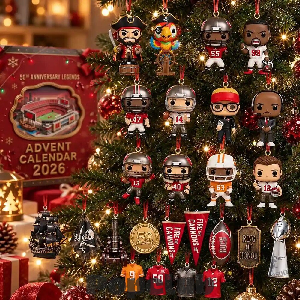 Tampa Bay Buccaneers 50th Anniversary Advent Calendar 2026 Tampa Bay Buccaneers 50th Anniversary Advent Calendar 2026