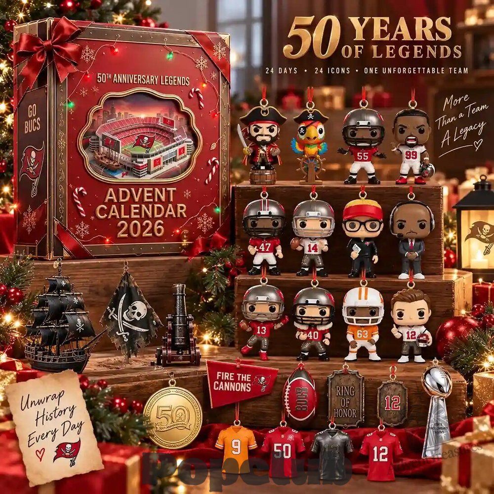 Tampa Bay Buccaneers 50th Anniversary Advent Calendar 2026 Tampa Bay Buccaneers 50th Anniversary Advent Calendar 2026