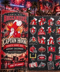 Tampa Bay Buccaneers x Captain Hook 2026 Advent Calendar – 24 Collectible Charms