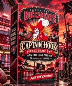 Tampa Bay Buccaneers x Captain Hook 2026 Advent Calendar – 24 Collectible Charms