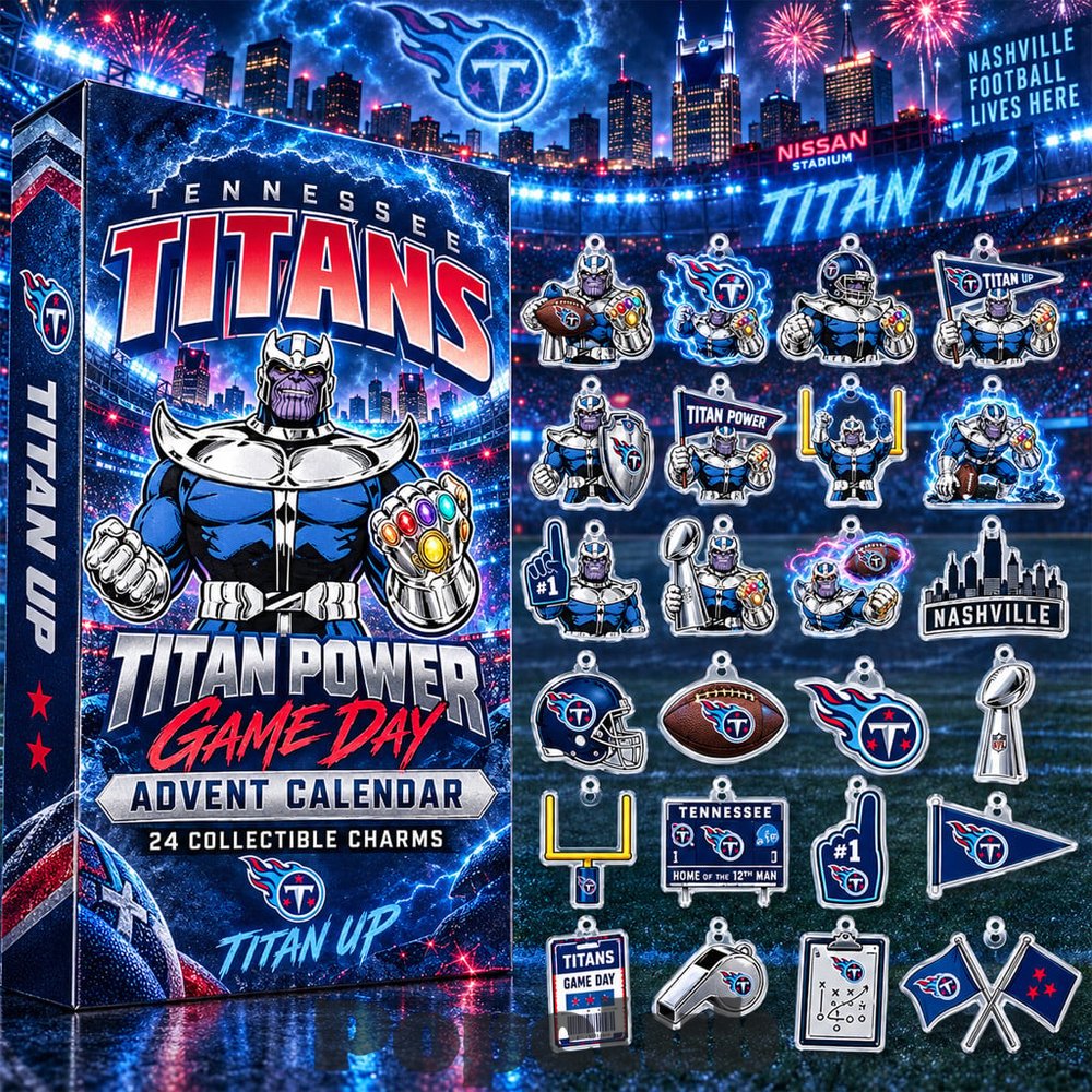 Tennessee Titans x Thanos 2026 Advent Calendar For Football Fans Tennessee Titans x Thanos 2026 Advent Calendar For Football Fans