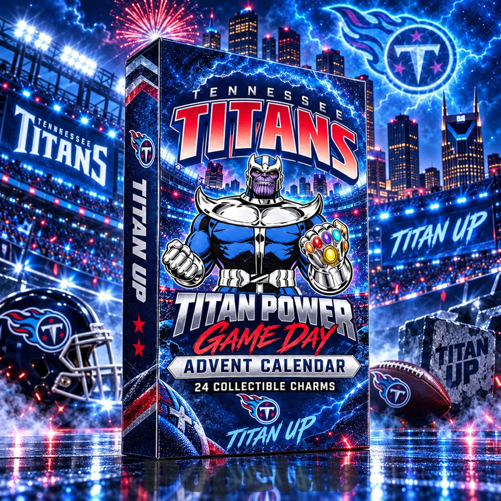 Tennessee Titans x Thanos 2026 Advent Calendar For Football Fans Tennessee Titans x Thanos 2026 Advent Calendar For Football Fans