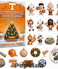 Tennessee Volunteers x Snoopy Advent Calendar 2026 for College Football Fans Tennessee Volunteers x Snoopy Advent Calendar 2026 for College Football Fans