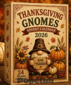 Thanksgiving Gnomes Advent Calendar 2026 for Thanksgiving and Gnome Lovers