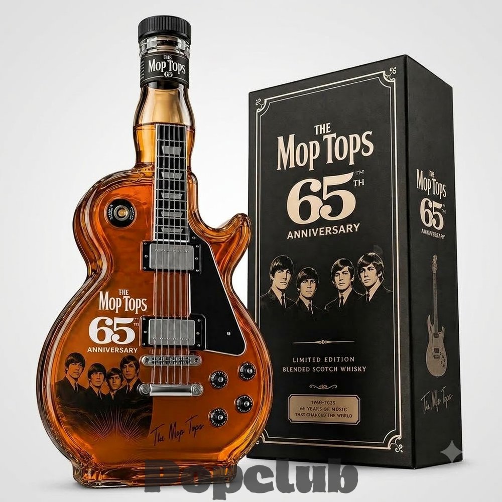 The Mop Tops 65th Anniversary Rock ‘N' Roll Guitar Decanter The Mop Tops 65th Anniversary Rock ‘N' Roll Guitar Decanter
