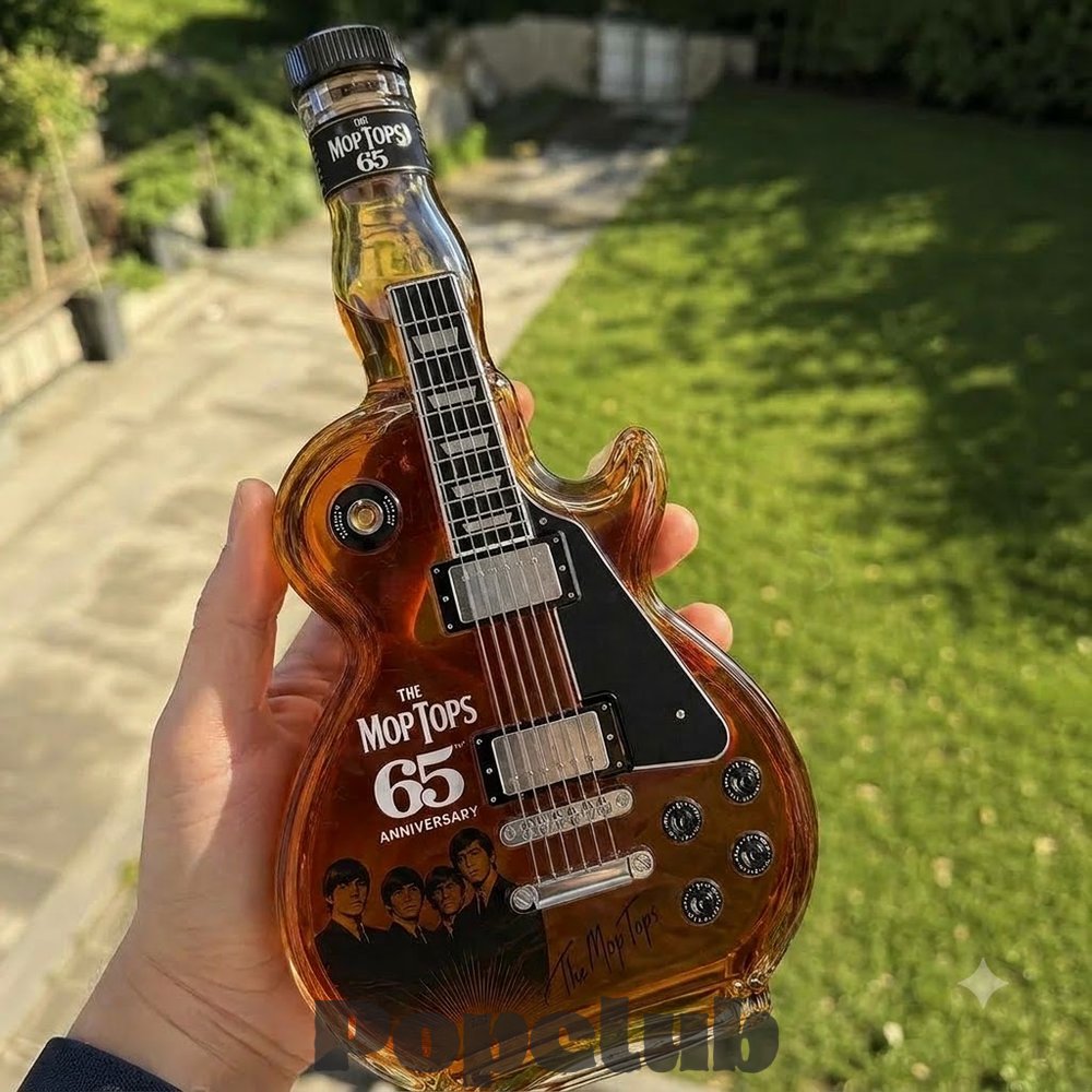 The Mop Tops 65th Anniversary Rock ‘N' Roll Guitar Decanter The Mop Tops 65th Anniversary Rock ‘N' Roll Guitar Decanter