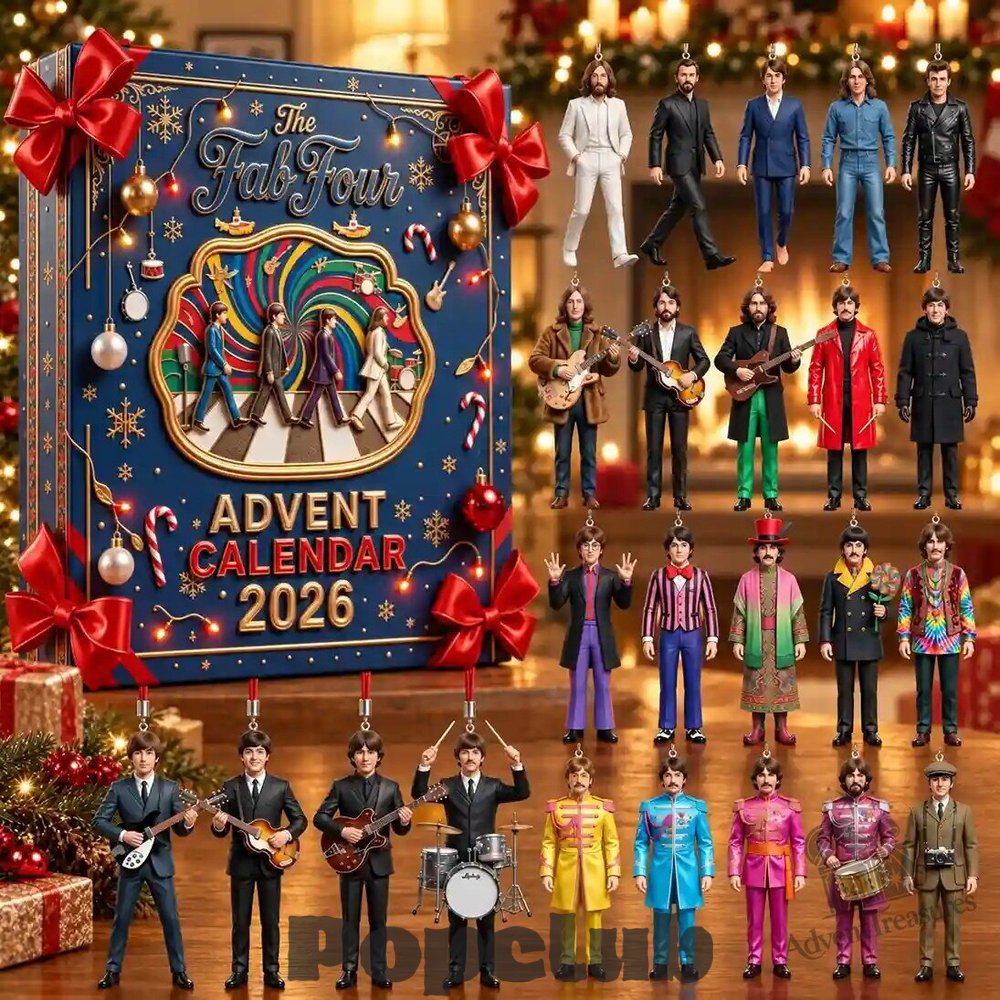 The Fab Four Beatles 2026 Christmas Advent Calendar The Fab Four Beatles 2026 Christmas Advent Calendar