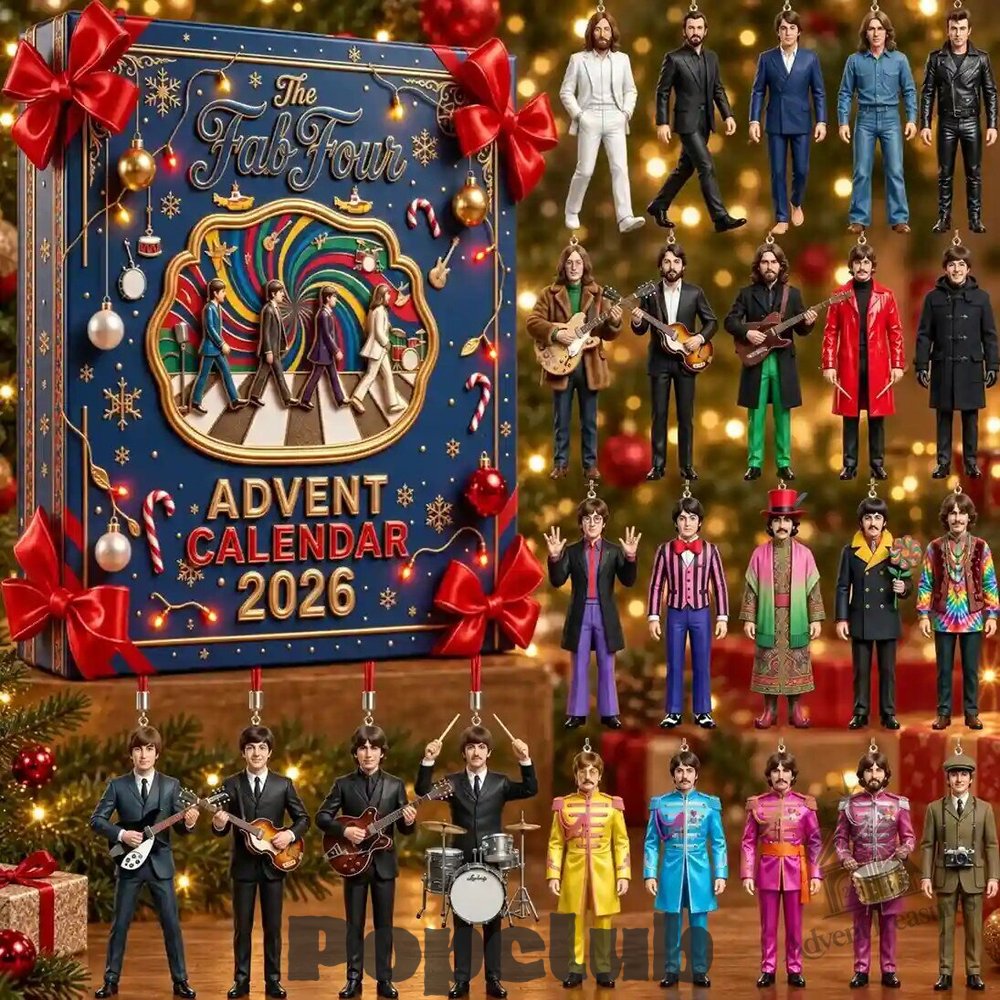 The Fab Four Beatles 2026 Christmas Advent Calendar The Fab Four Beatles 2026 Christmas Advent Calendar
