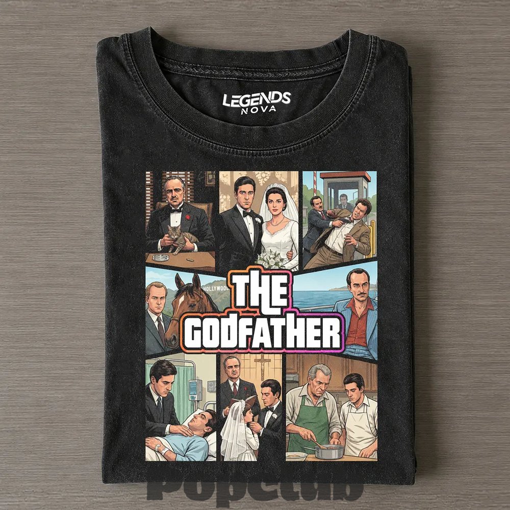 The Godfather GTA Style Graphic Tee The Godfather GTA Style Graphic Tee