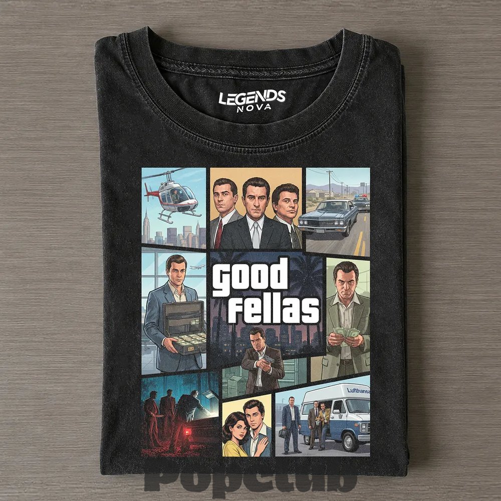 The Goodfellas GTA Style Graphic Tee The Goodfellas GTA Style Graphic Tee