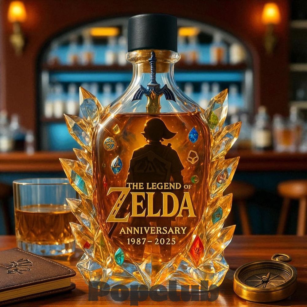 The Legend of Zelda 38th Anniversary Limited Edition Whiskey Decanter The Legend of Zelda 38th Anniversary Limited Edition Whiskey Decanter