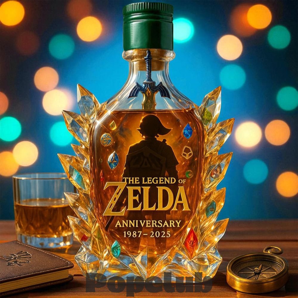 The Legend of Zelda 38th Anniversary Limited Edition Whiskey Decanter The Legend of Zelda 38th Anniversary Limited Edition Whiskey Decanter