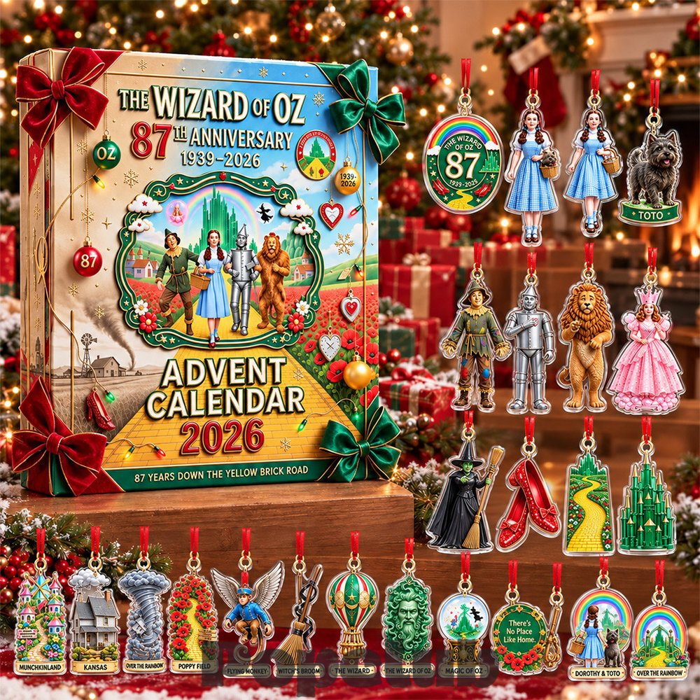 The Wizard of OZ 87th Anniversary 2026 Advent Calendar – 24 Collectible Charms The Wizard of OZ 87th Anniversary 2026 Advent Calendar – 24 Collectible Charms
