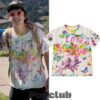 Timothee Chalamet Magnolia Pearl Painting Clouds T-Shirt