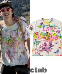 Timothee Chalamet Magnolia Pearl Painting Clouds T-Shirt