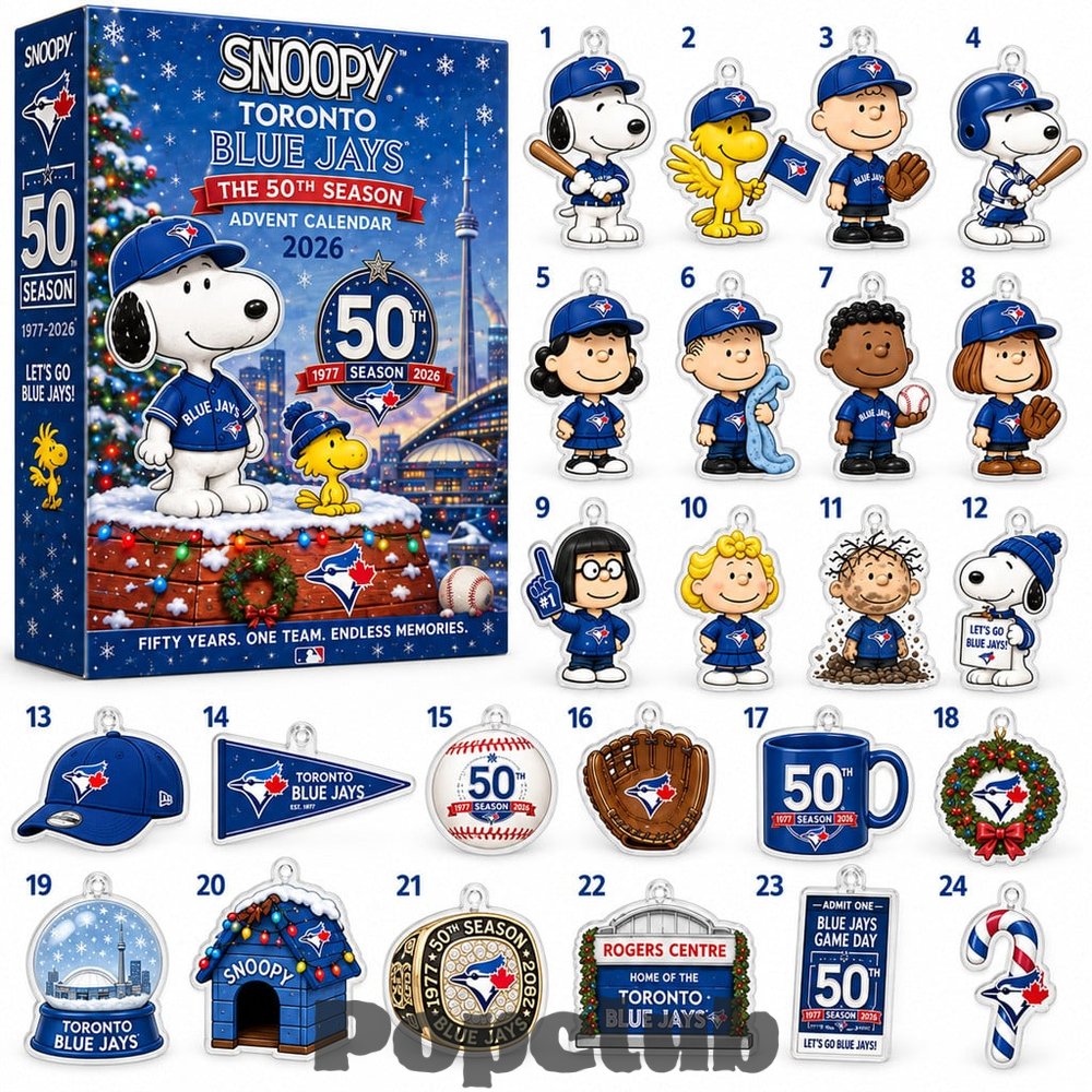 Toronto Blue Jays The 50th Season Advent Calendar 2026 Toronto Blue Jays The 50th Season Advent Calendar 2026