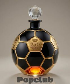 USA 250th Anniversary Soccer Ball Whiskey Decanter