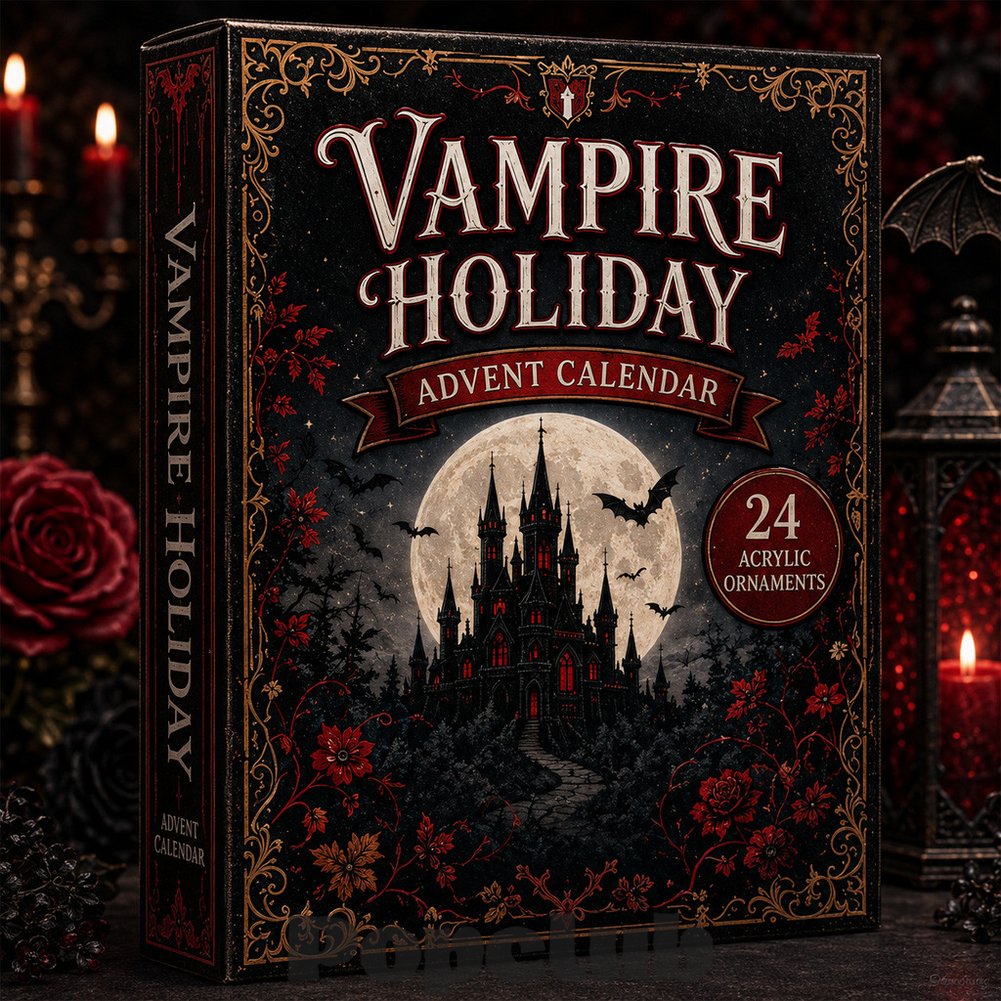 Vampire Holiday Halloween Advent Calendar 2026 for Vampire Fans Vampire Holiday Halloween Advent Calendar 2026 for Vampire Fans
