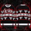 Venom Spider Web Ugly Christmas Sweater